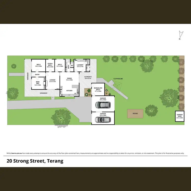 Floorplan of Homely house listing, 20 Strong Street, Terang VIC 3264