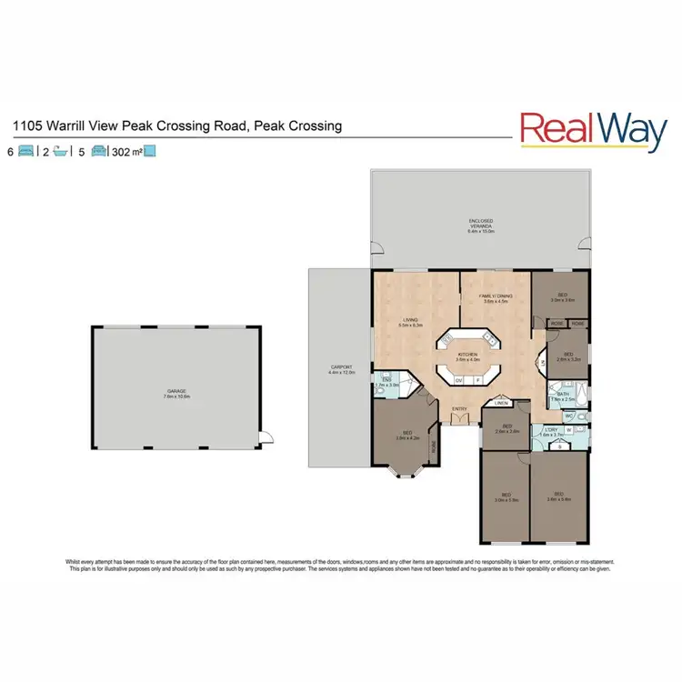 Floorplan of Homely rural property listing, 1105 Warrill View Peak Crossing Road, Peak Crossing QLD 4306