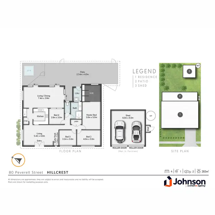 Floorplan of Homely house listing, 80 Peverell Street, Hillcrest QLD 4118