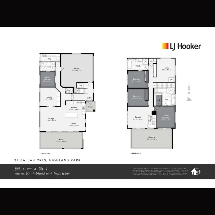 Floorplan of Homely house listing, 24 Ballah Crescent, Highland Park QLD 4211