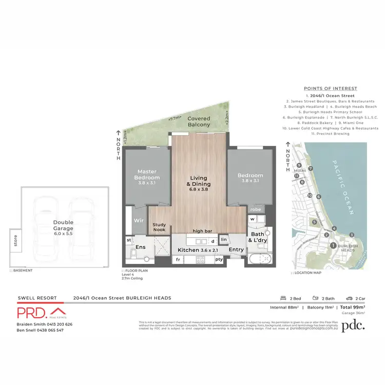 Floorplan of Homely unit listing, 2046/1 Ocean Street, Burleigh Heads QLD 4220