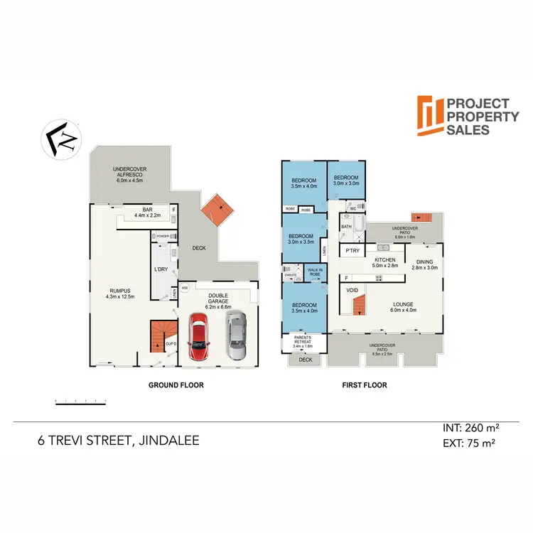 Floorplan of Homely house listing, 6 Trevi Street, Jindalee QLD 4074