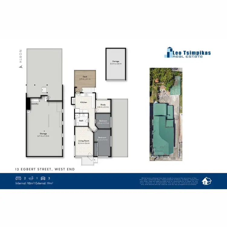 Floorplan of Homely house listing, 13 Egbert Street, West End QLD 4101