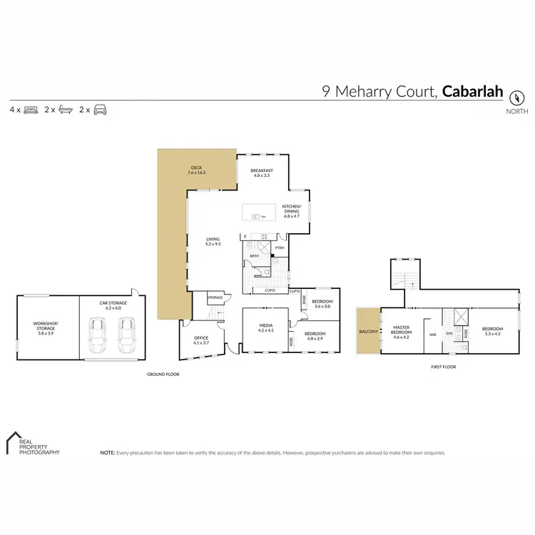Floorplan of Homely house listing, 9 Meharry Court, Cabarlah QLD 4352