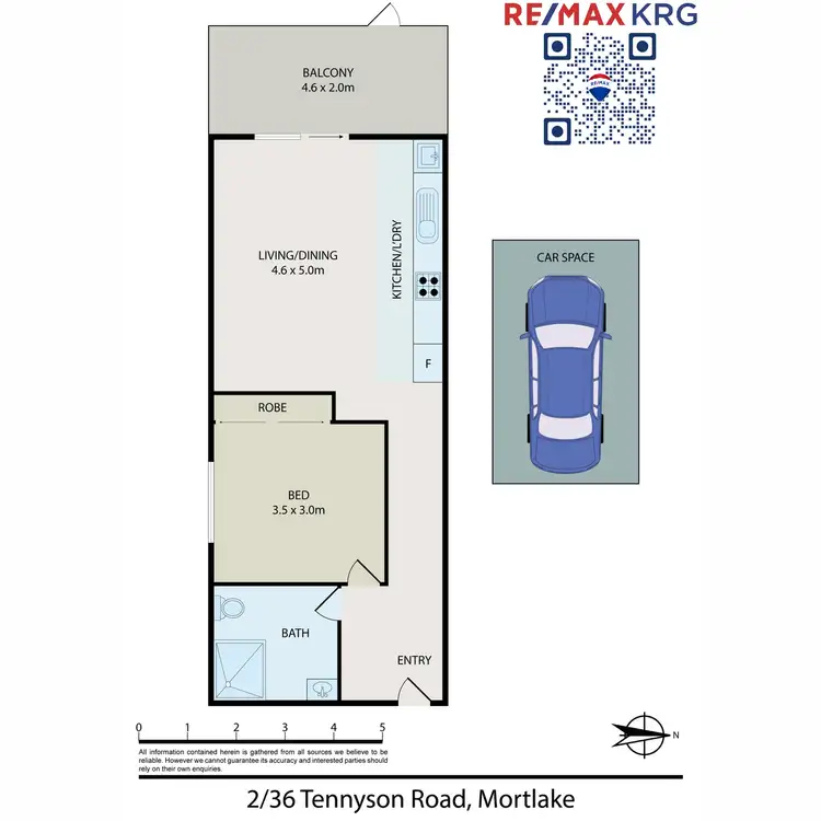 Floorplan of Homely apartment listing, 2/36 Tennyson Road, Mortlake NSW 2137