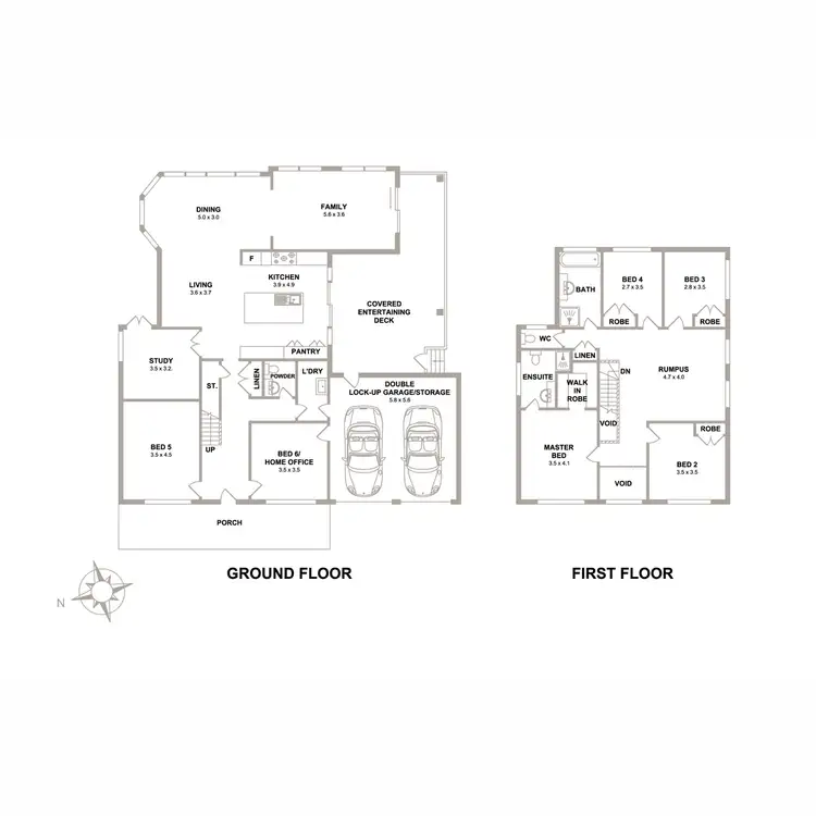 Floorplan of Homely house listing, 55 Excelsior Road, Mount Colah NSW 2079