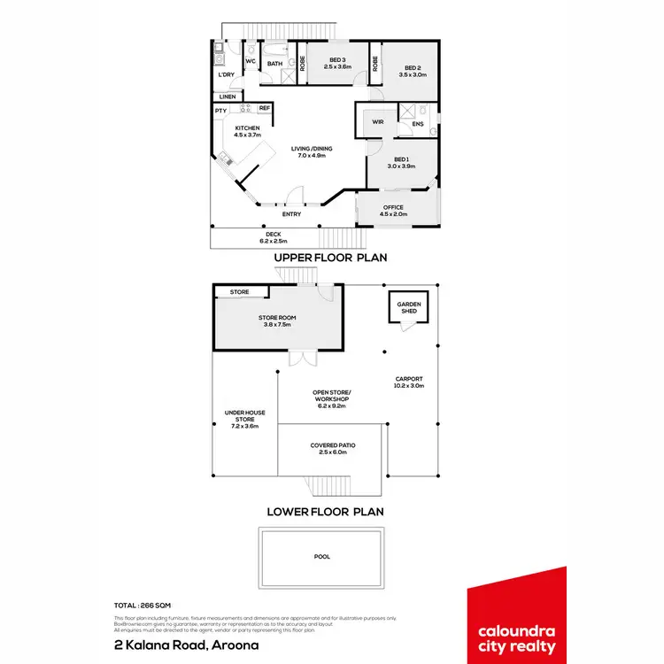 Floorplan of Homely house listing, 2 Kalana Road, Aroona QLD 4551