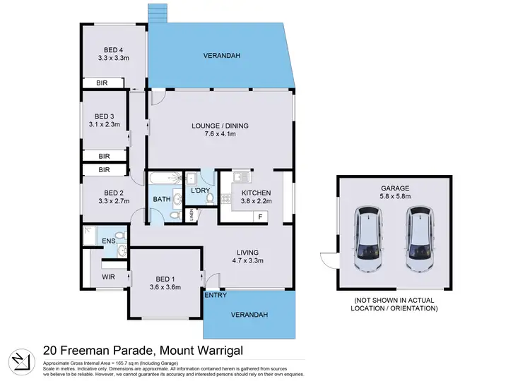 Floorplan of Homely house listing, 20 Freeman Parade, Mount Warrigal NSW 2528