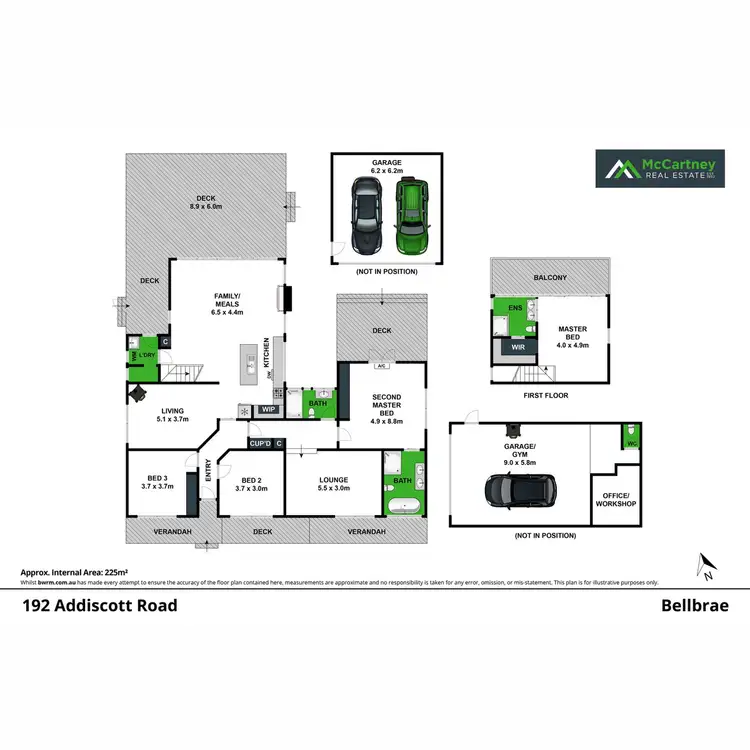 Floorplan of Homely house listing, 192 Addiscott Road, Bellbrae VIC 3228
