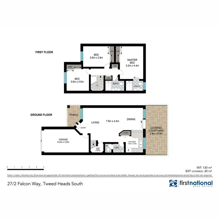 Floorplan of Homely townhouse listing, 27/2 Falcon Way, Tweed Heads South NSW 2486