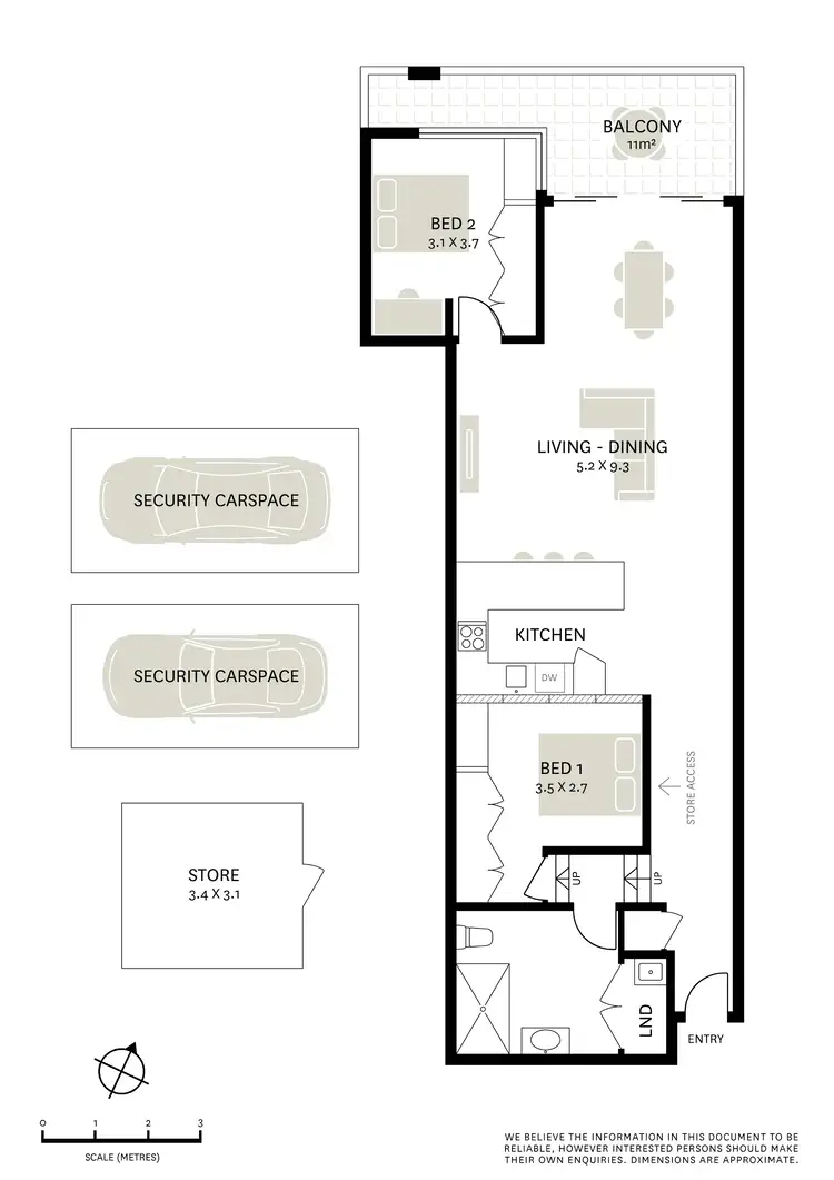 Floorplan of Homely apartment listing, 405/1 Missenden Road, Camperdown NSW 2050