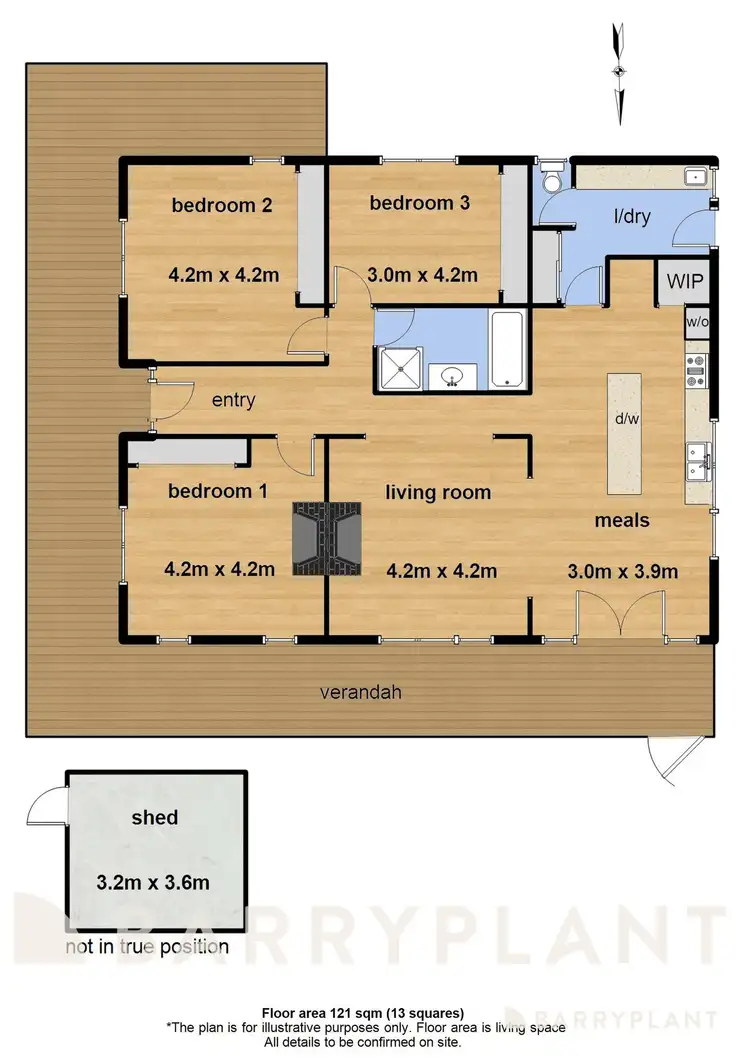 Floorplan of Homely house listing, 25 Butterfield Road, Emerald VIC 3782