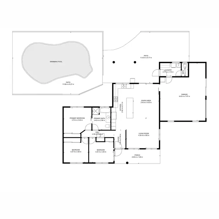 Floorplan of Homely house listing, 38 Clive Crescent, Kepnock QLD 4670