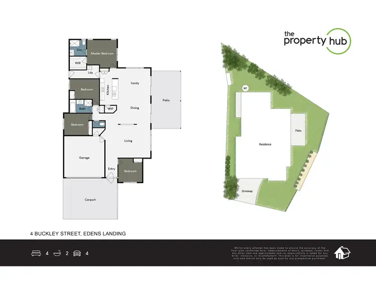 Floorplan of Homely house listing, 4 Buckley Street, Edens Landing QLD 4207