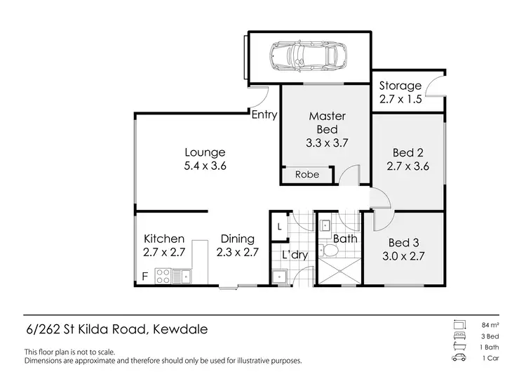 Floorplan of Homely house listing, 6/262 St Kilda Road, Kewdale WA 6105