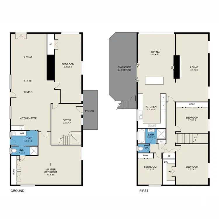Floorplan of Homely rural property listing, 21 Neotsfield Lane, Whittingham NSW 2330