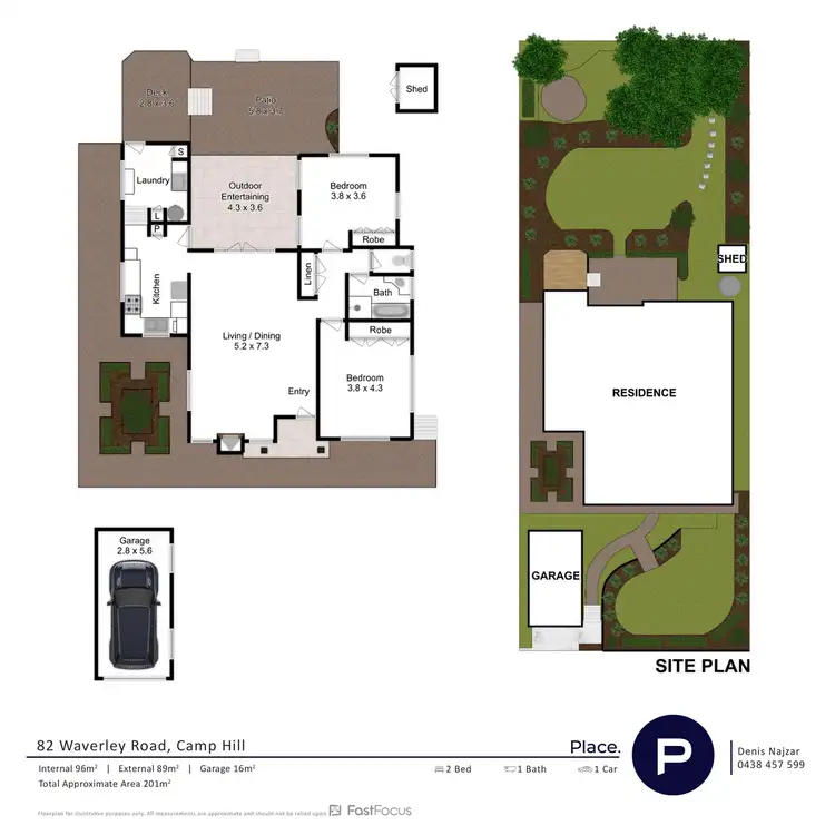 Floorplan of Homely house listing, 82 Waverley Road, Camp Hill QLD 4152