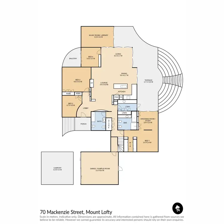 Floorplan of Homely house listing, 70 Mackenzie Street, Mount Lofty QLD 4350