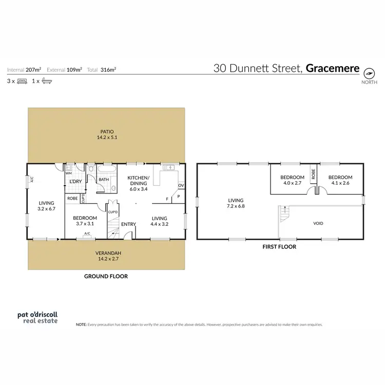 Floorplan of Homely house listing, 30 Dunnett Street, Gracemere QLD 4702