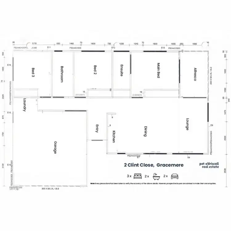 Floorplan of Homely house listing, 2 Clint Close, Gracemere QLD 4702