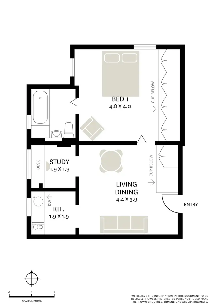 Floorplan of Homely apartment listing, 38/360-364 Bourke Street, Surry Hills NSW 2010