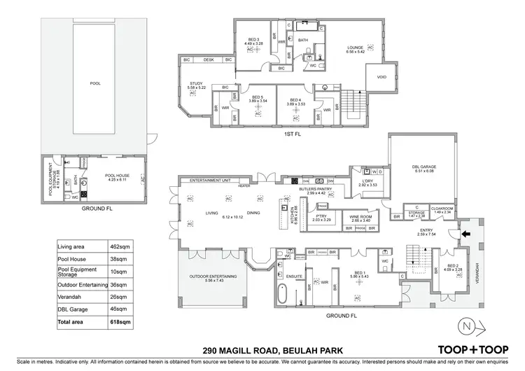 Floorplan of Homely house listing, 290 Magill Road, Beulah Park SA 5067