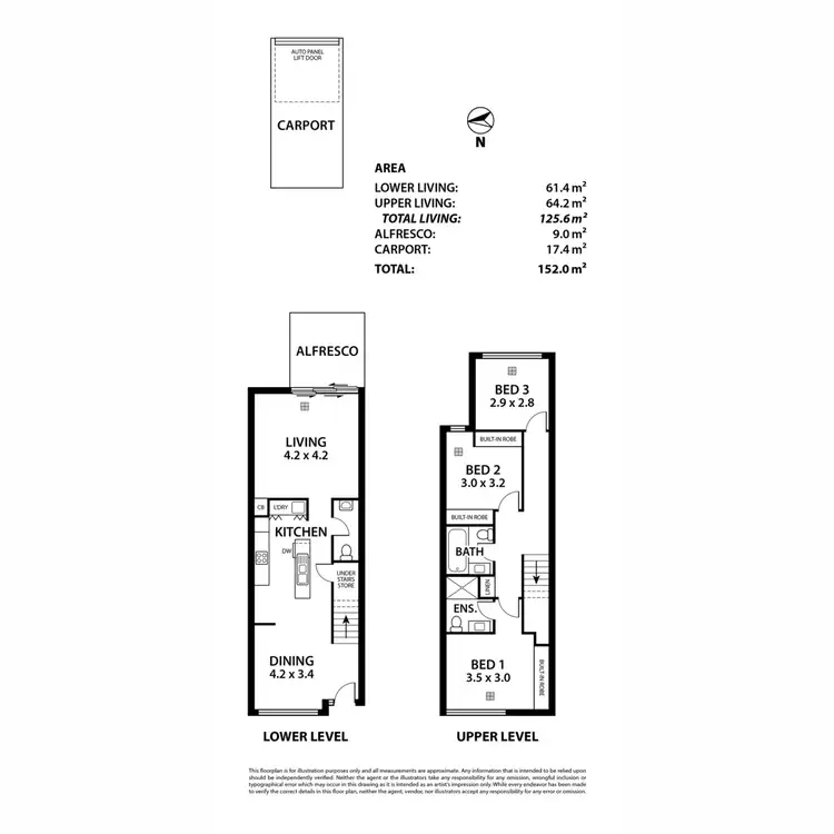 Floorplan of Homely townhouse listing, 34 Stallion Drive, St Clair SA 5011