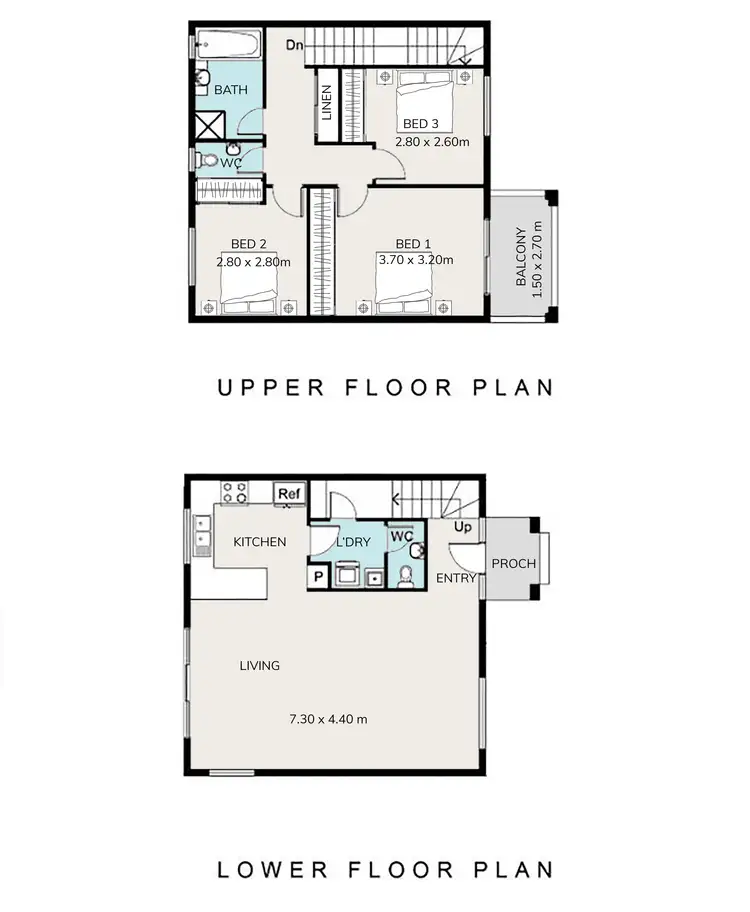 Floorplan of Homely townhouse listing, 426 Antill Street, Watson ACT 2602