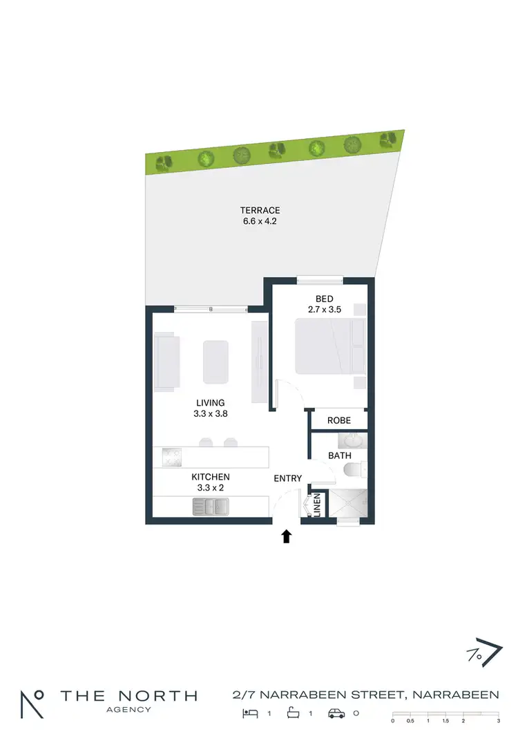 Floorplan of Homely apartment listing, 2/7 Narrabeen Street, Narrabeen NSW 2101