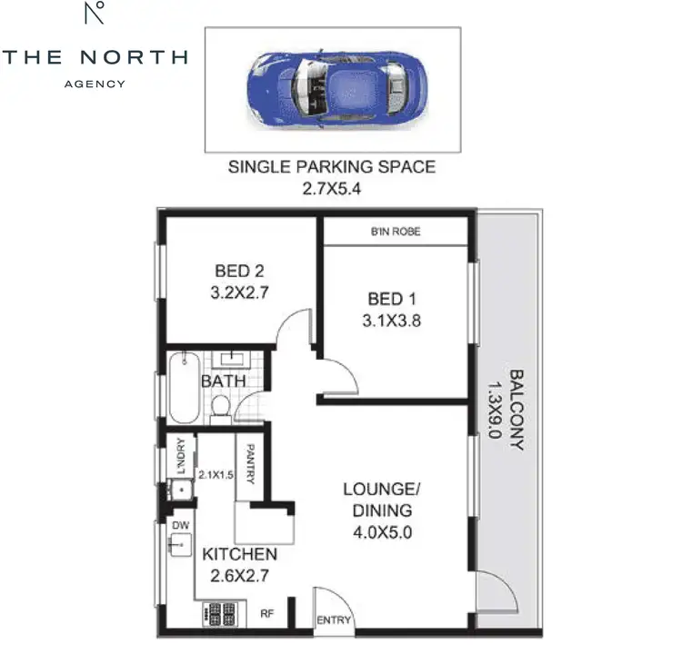 Floorplan of Homely apartment listing, 2/10 Richmond Avenue, Dee Why NSW 2099