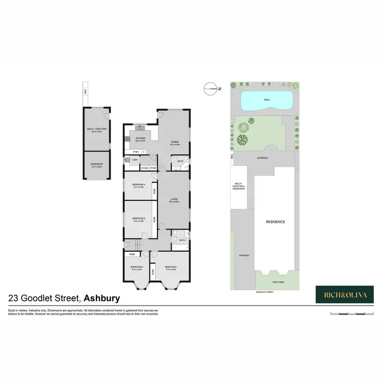 Floorplan of Homely house listing, 23 Goodlet Street, Ashbury NSW 2193