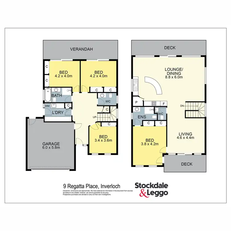 Floorplan of Homely house listing, 9 Regatta Place, Inverloch VIC 3996