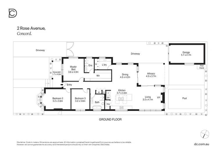 Floorplan of Homely house listing, 2 Rose Avenue, Concord NSW 2137