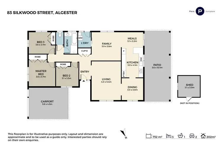 Floorplan of Homely house listing, 83 Silkwood Street, Algester QLD 4115
