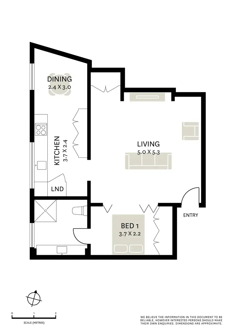 Floorplan of Homely apartment listing, 12/50 Bayswater Road, Rushcutters Bay NSW 2011