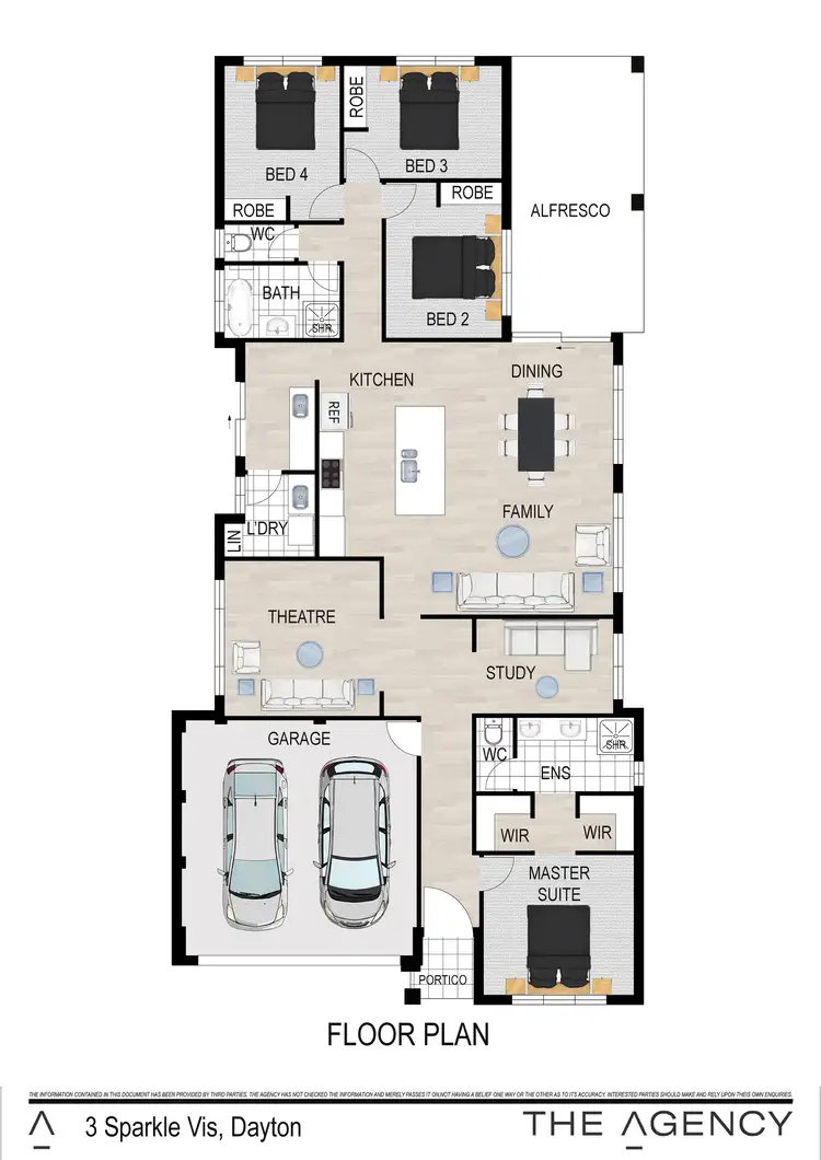 Floorplan of Homely house listing, 3 Sparkle Vista, Dayton WA 6055