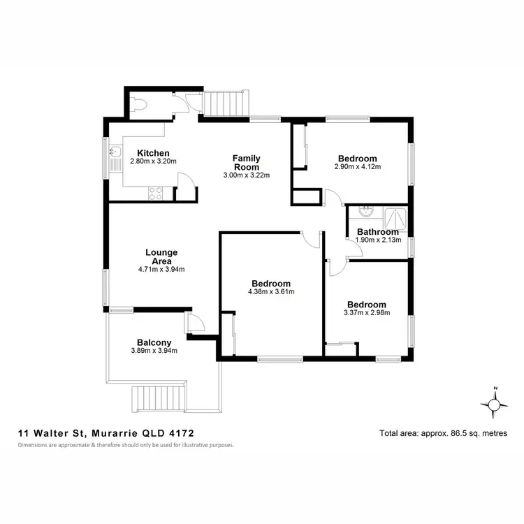 Floorplan of Homely house listing, 11 Walter Street, Murarrie QLD 4172