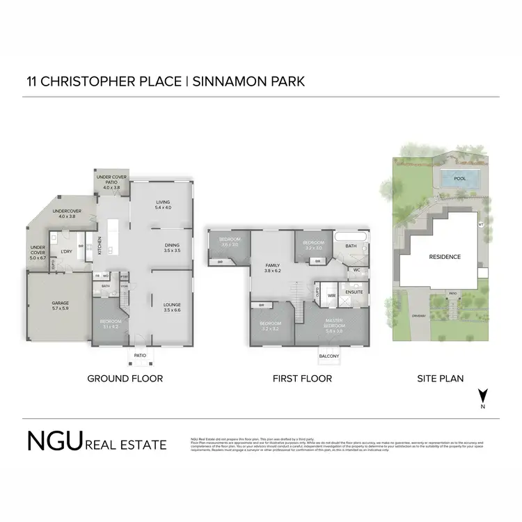 Floorplan of Homely house listing, 11 Christopher Place, Sinnamon Park QLD 4073