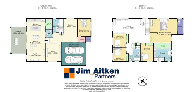 Floorplan of Homely house listing, 83 Barnea Avenue, Caddens NSW 2747