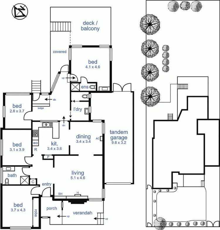 Floorplan of Homely house listing, 20 Home Street, Reservoir VIC 3073