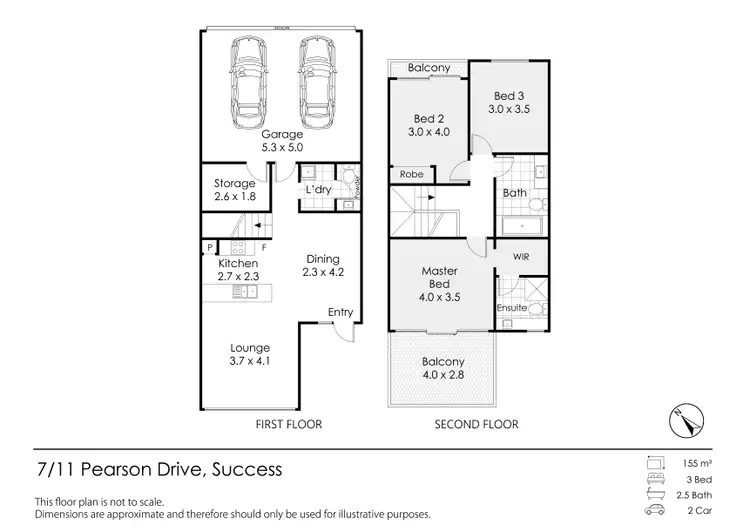 Floorplan of Homely villa listing, 7/11 Pearson Drive, Success WA 6164