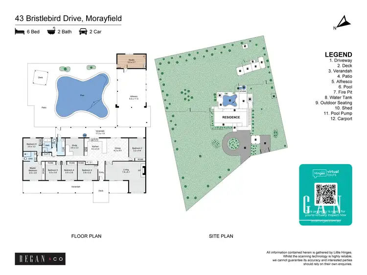 Floorplan of Homely rural property listing, 43 Bristlebird Drive, Morayfield QLD 4506