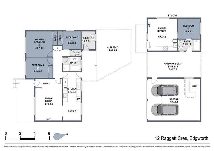 Floorplan of Homely house listing, 12 Raggatt Crescent, Edgeworth NSW 2285