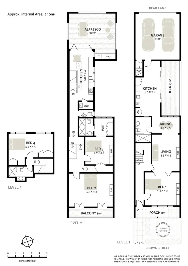 Floorplan of Homely terrace listing, 14 Crown Street, Woolloomooloo NSW 2011