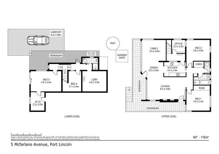 Floorplan of Homely house listing, 5 McFarlane Avenue, Port Lincoln SA 5606