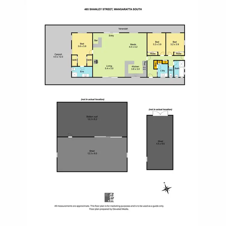 Floorplan of Homely house listing, 485 Shanley Street, Wangaratta South VIC 3678
