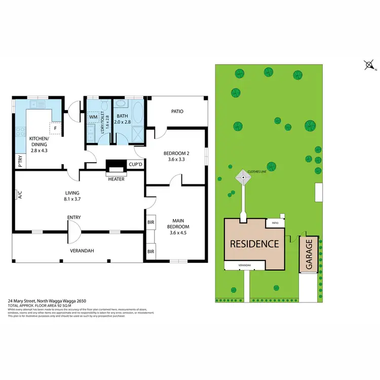 Floorplan of Homely house listing, 24 Mary Street, North Wagga Wagga NSW 2650