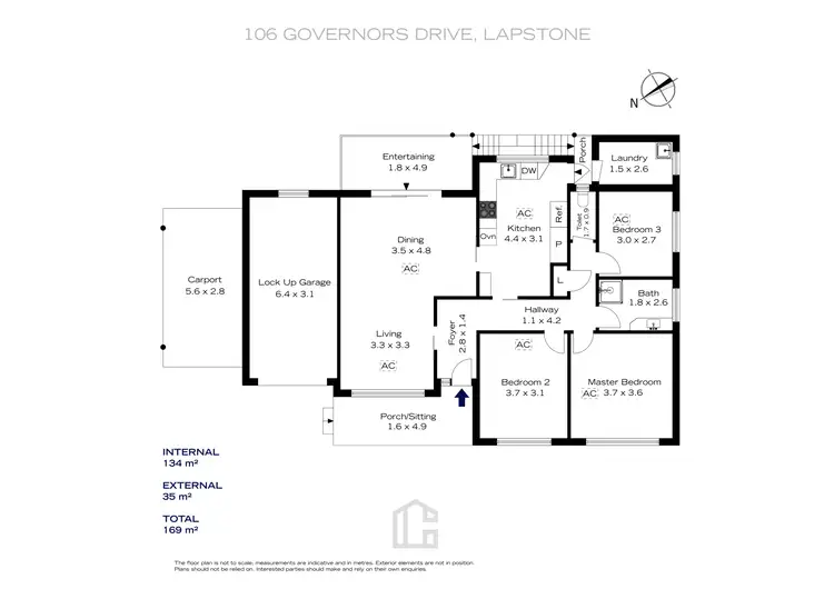 Floorplan of Homely house listing, 106 Governors Drive, Lapstone NSW 2773