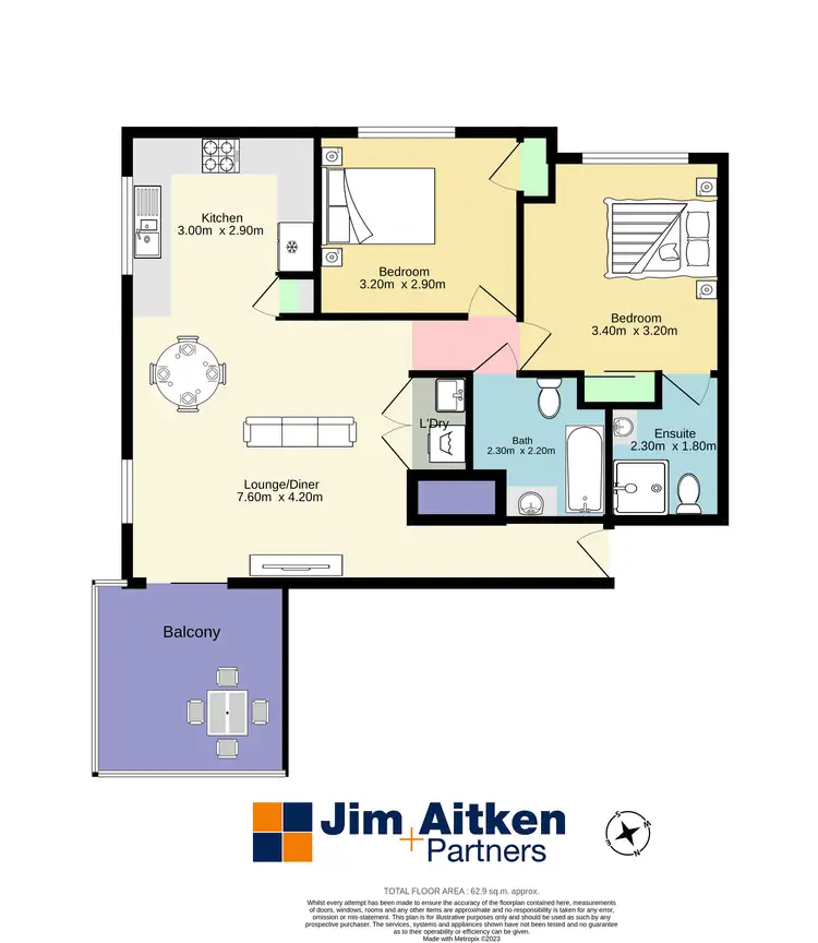 Floorplan of Homely unit listing, 7/7-9 Lemongrove Road, Penrith NSW 2750