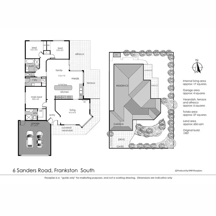 Floorplan of Homely house listing, 6 Sanders Road, Frankston South VIC 3199